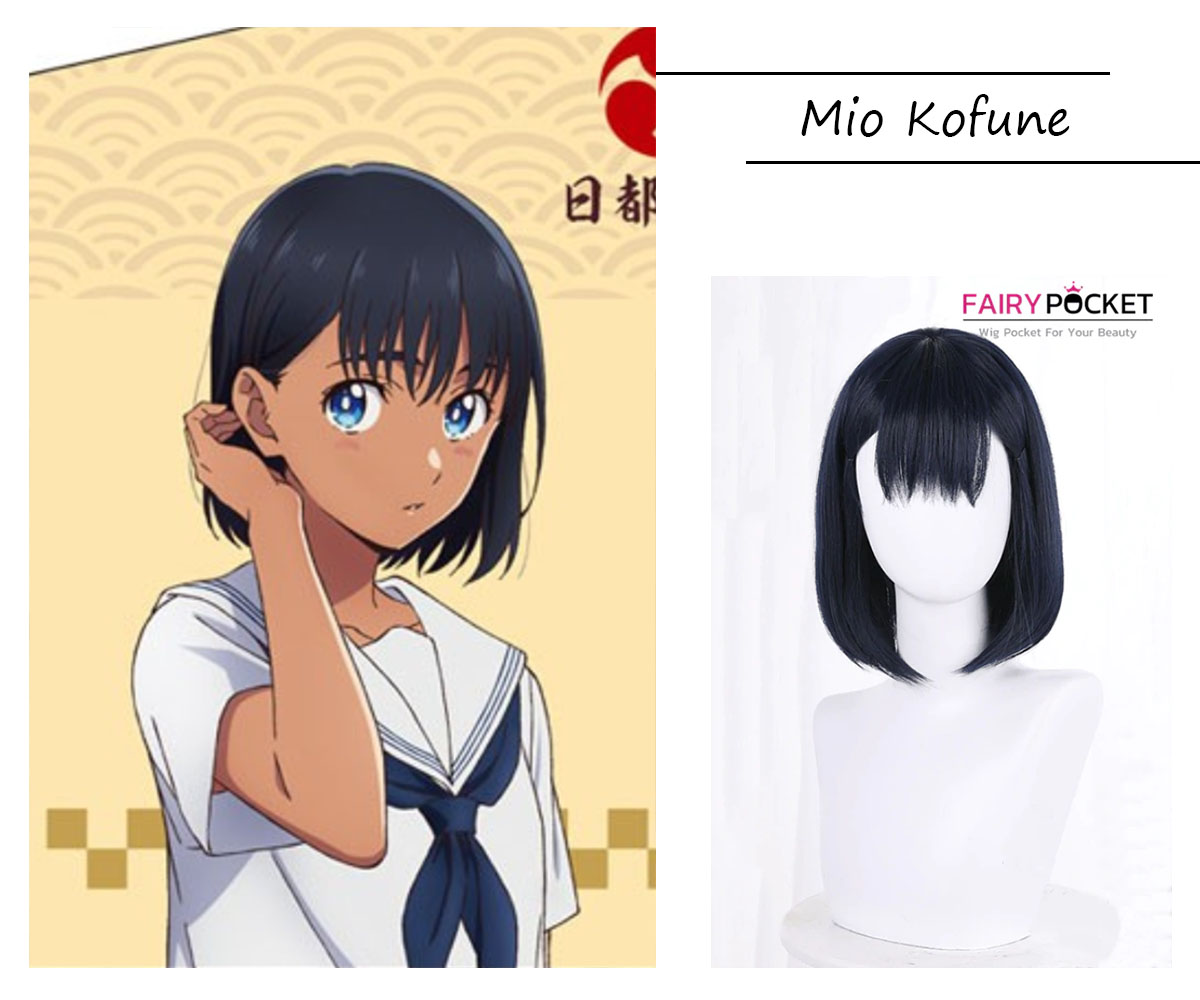 Anime wig Summer Time Rendering MIO KOFUNE Hair Cosplay Costume